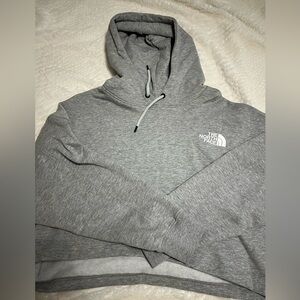 The North face Women’s hoodie; cropped style, large;
New without tag